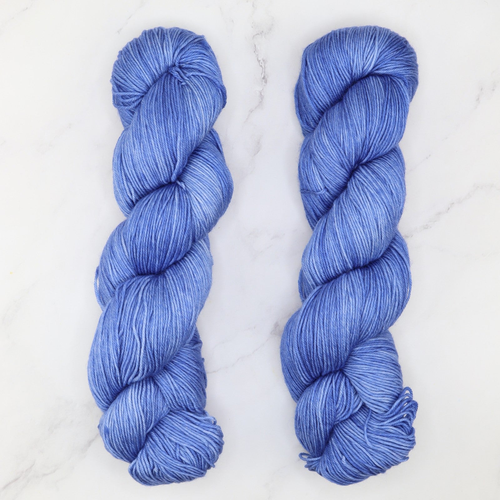 Prestige Yarns Fiori Sock in colourway Blue Bonnet – 4ply weight merino, nylon yarn