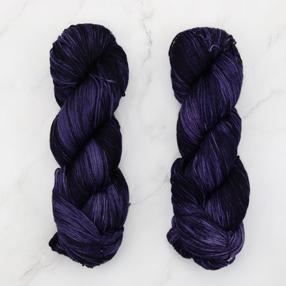 Prestige Yarns Fiori Sock in colourway Arctic Night – 4ply weight merino, nylon yarn