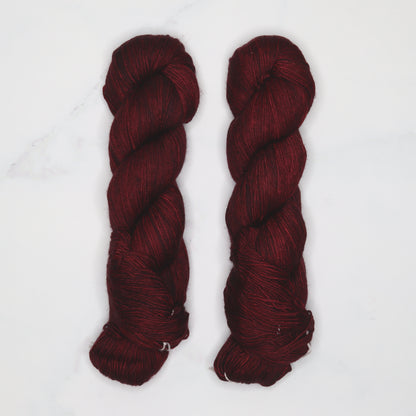 Prestige Yarns Fiori Sock in colourway Royal Fig – 4ply weight merino, nylon yarn
