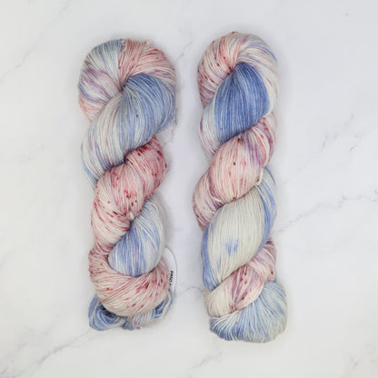 Prestige Yarns Fiori Sock in colourway Morning – 4ply weight merino, nylon yarn