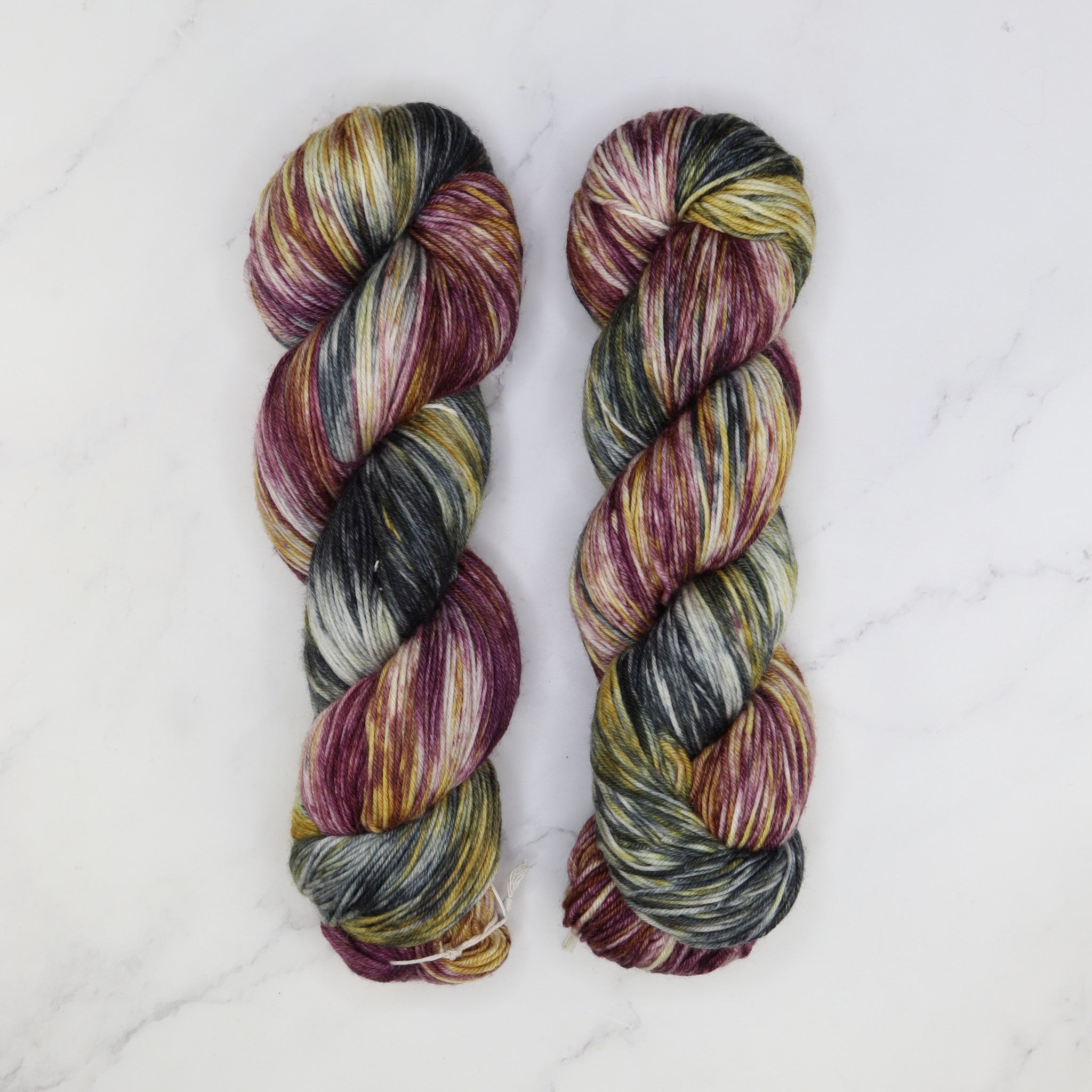 Prestige Yarns Fiori Sock in colourway Storm Front – 4ply weight merino, nylon yarn