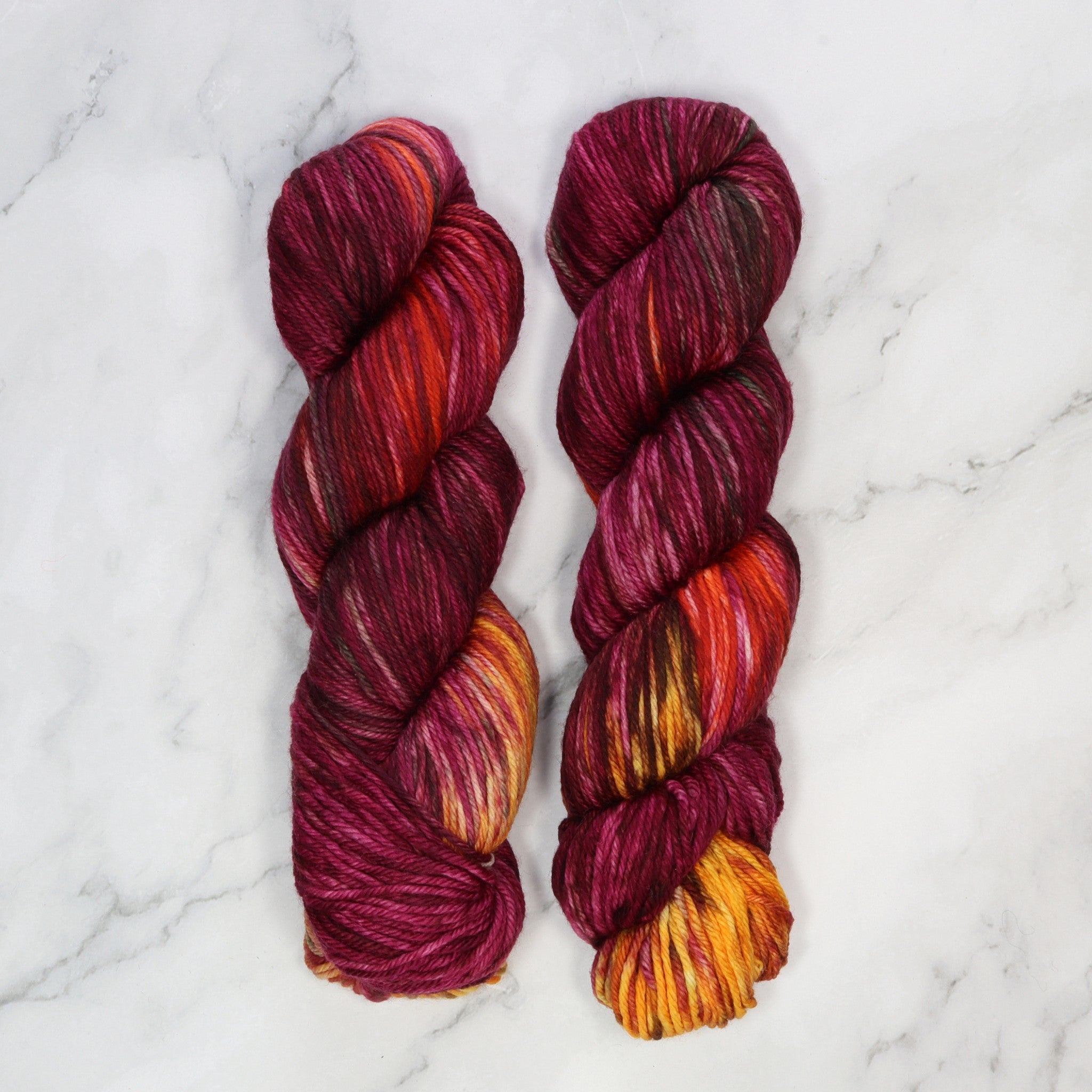 Fiori DK IV in colourway Morocco Stone – 8ply weight merino yarn
