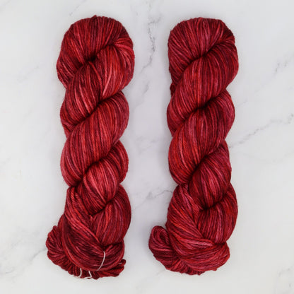 Fiori DK IV in colourway Cherry Jam – 8ply weight merino yarn