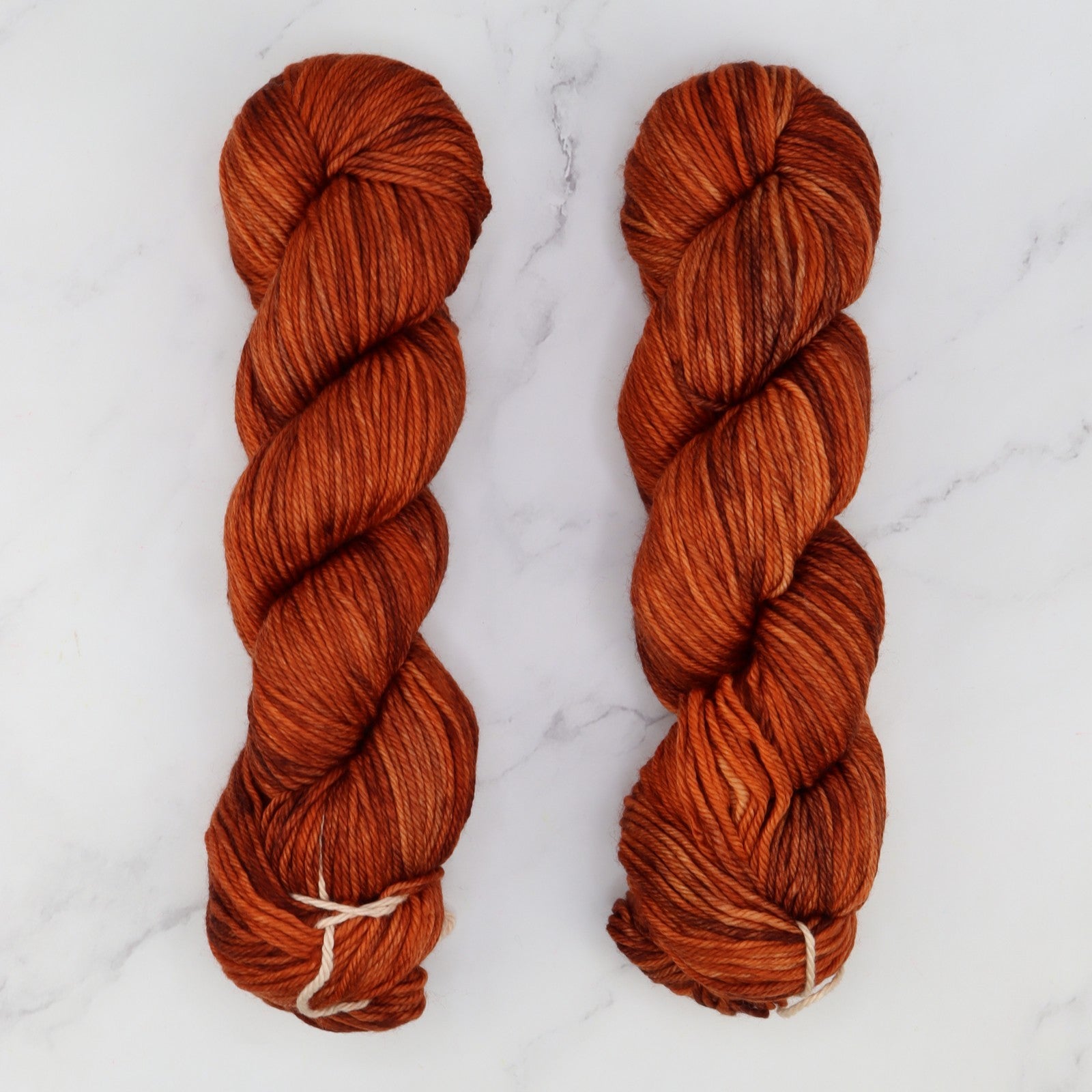Fiori DK IV in colourway Raw Sienna – 8ply weight merino yarn