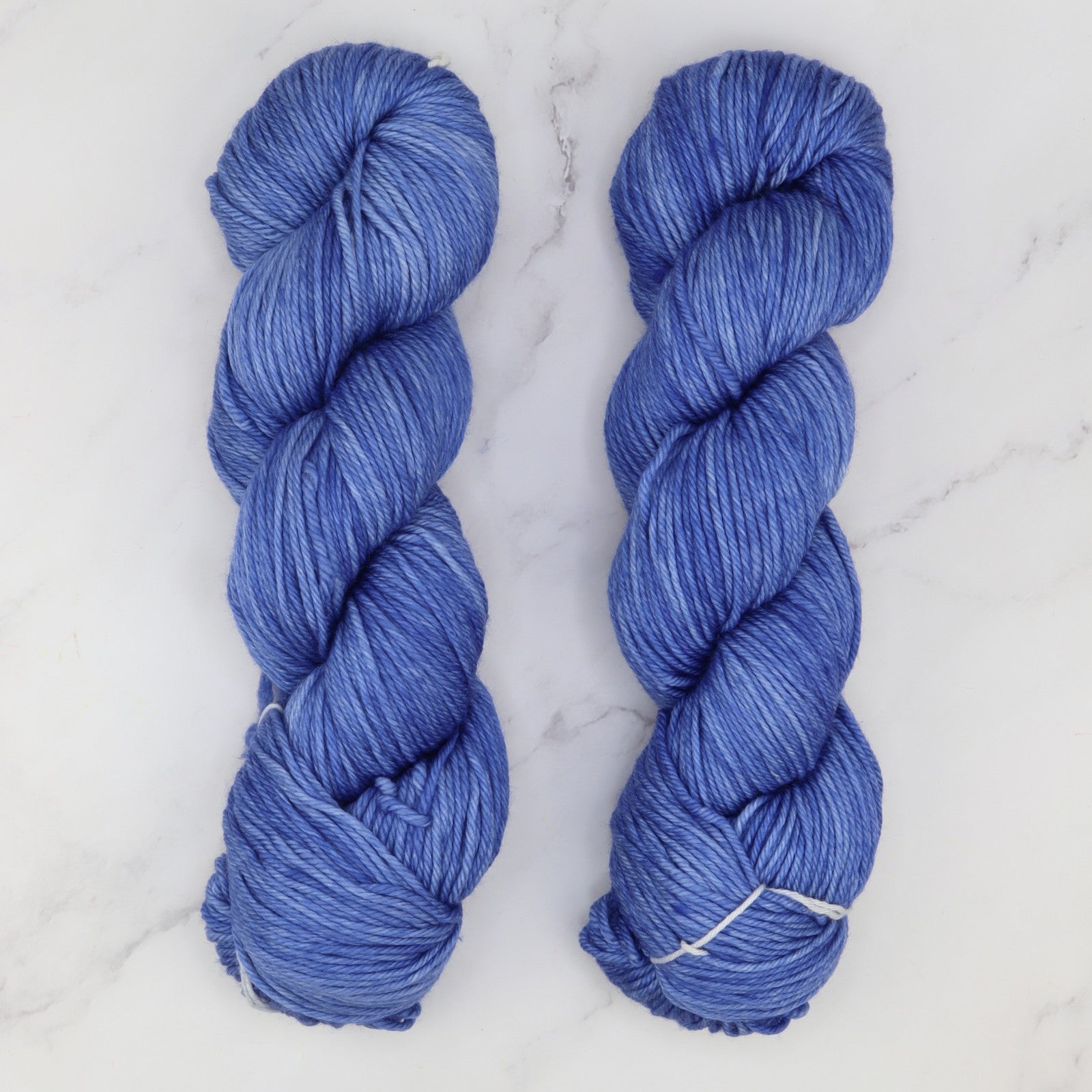 Fiori DK IV in colourway Blue Bonnet – 8ply weight merino yarn