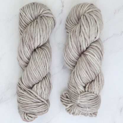 Fiori Grande in colourway Silver Dawn – 14ply+ weight merino yarn