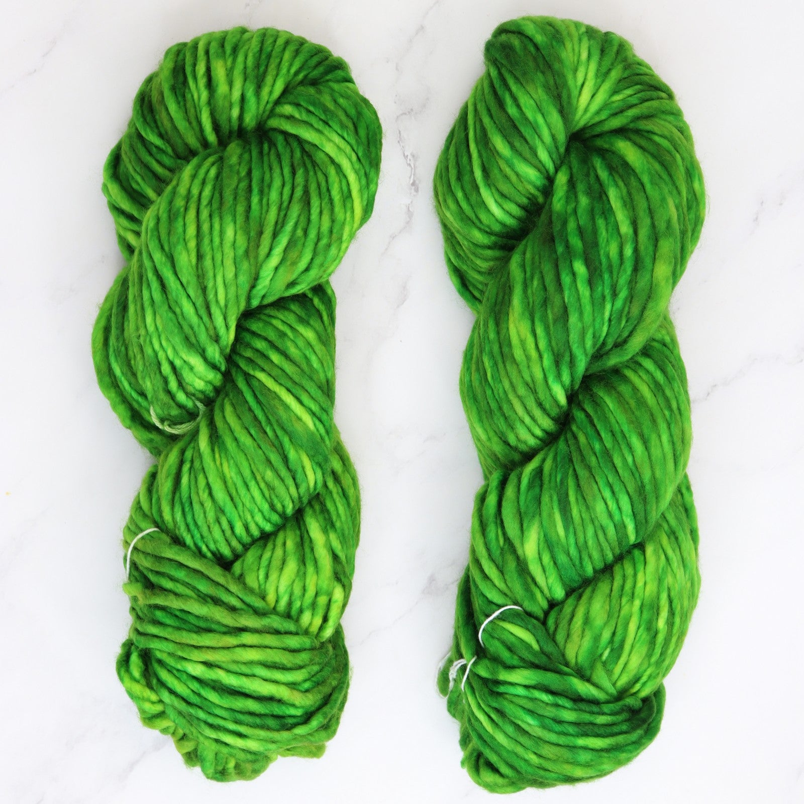 Fiori Grande in colourway Parakeet – 14ply+ weight merino yarn