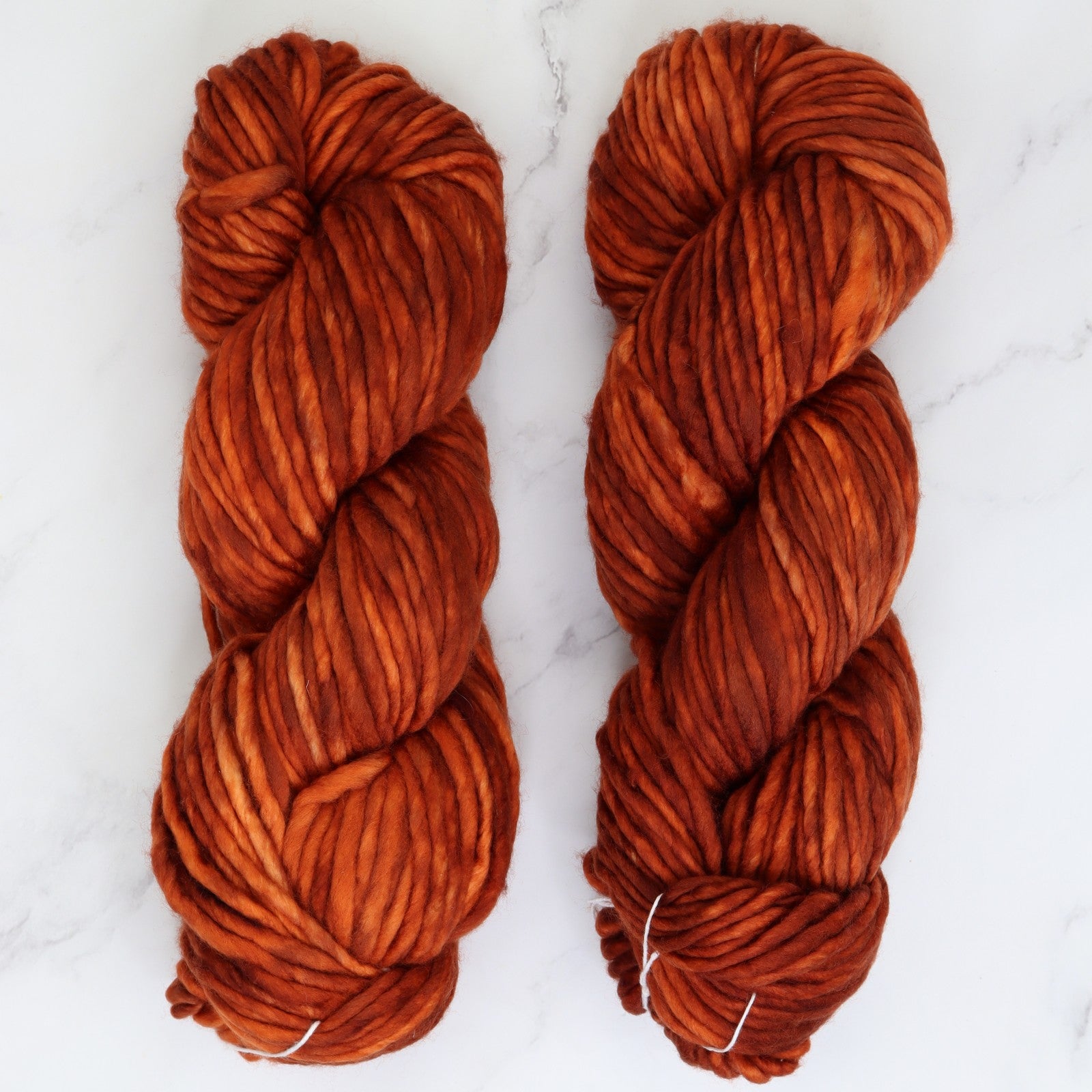 Fiori Grande in colourway Raw Siena – 14ply+ weight merino yarn