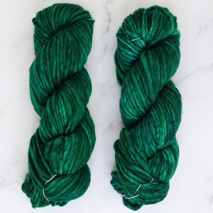 Fiori Grande in colourway GreenBriar – 14ply+ weight merino yarn
