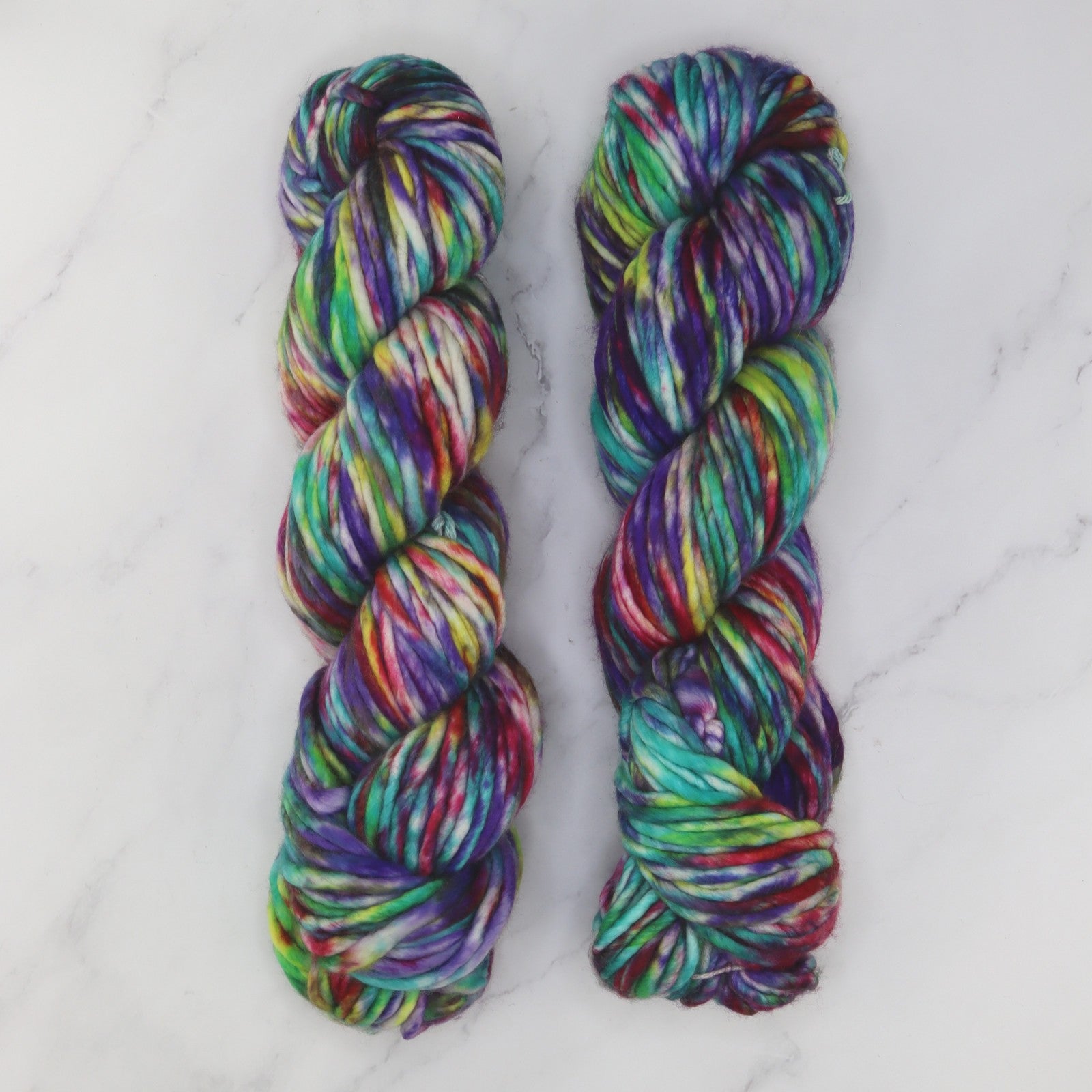 Fiori Grande in colourway Tapestry – 14ply+ weight merino yarn