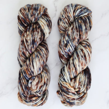 Fiori Grande in colourway Tortoise Shell – 14ply+ weight merino yarn