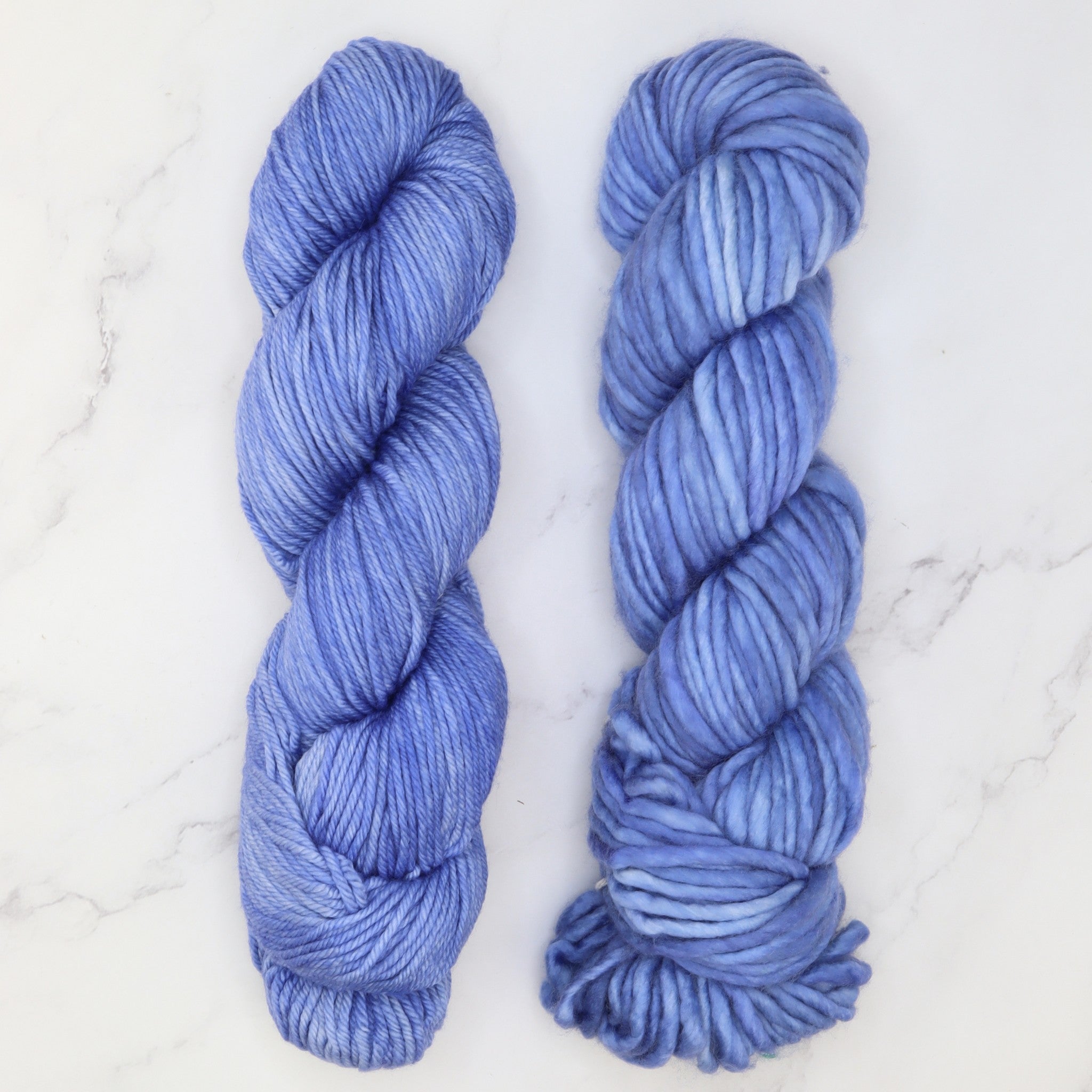 Tundra Scarf kit, colourway Blue Bonnet