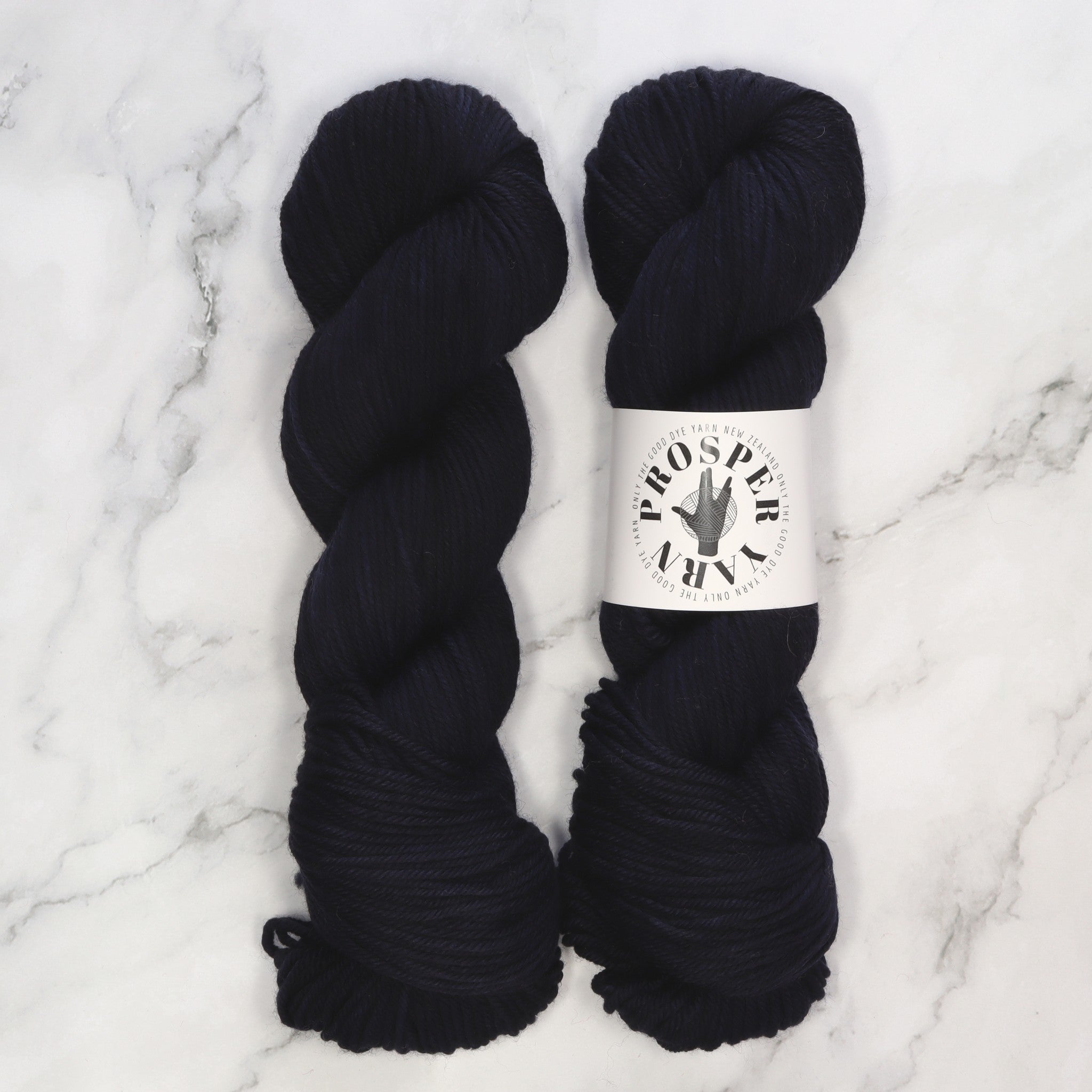 Prosper Yarns Prosper DK in colourway In the Navy – 8ply weight merino yarn