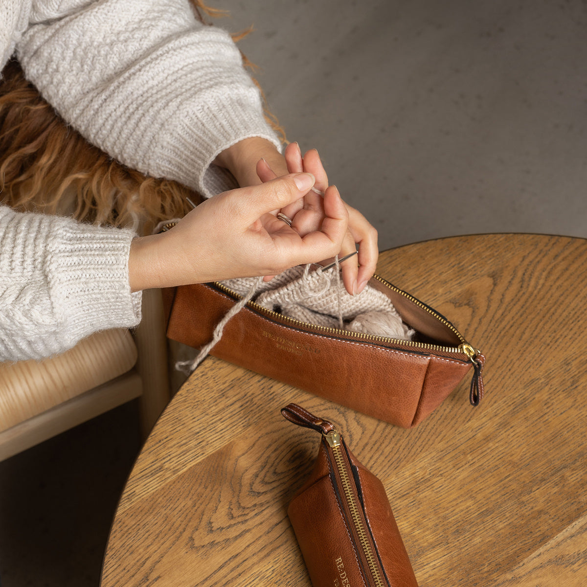 Project 12 Triangular Needle Case — Re:Designed — Walnut/Gold