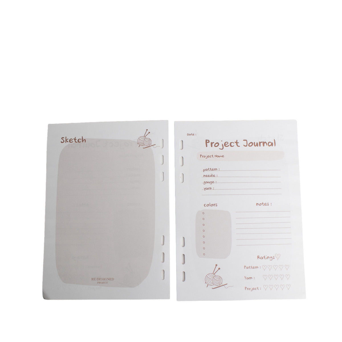 Re:Designed Project 162 Refill Pages – Off White