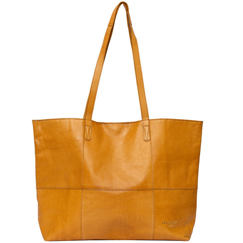 Re:Designed Project 19 Soft Leather Shopper Bag – Retro Yellow