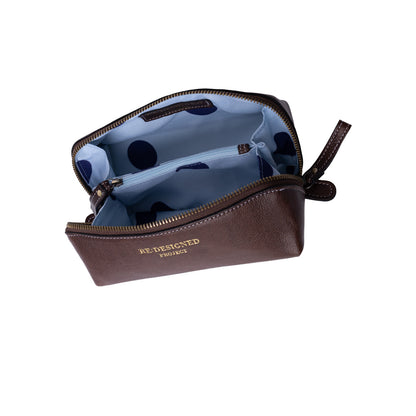 Re:Designed Project 36 Notions Bag – Woodsmoke (Dot Blue)