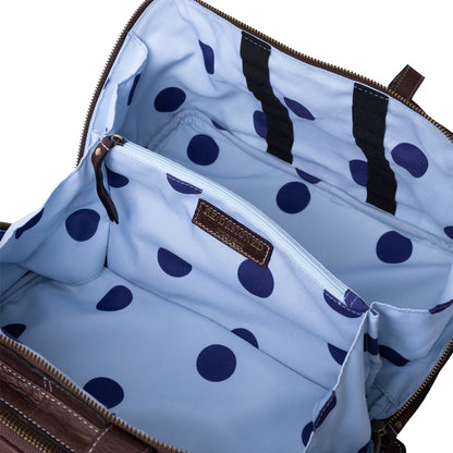 Re:Designed Project 39 Large Organiser – Woodsmoke (Dot Blue)