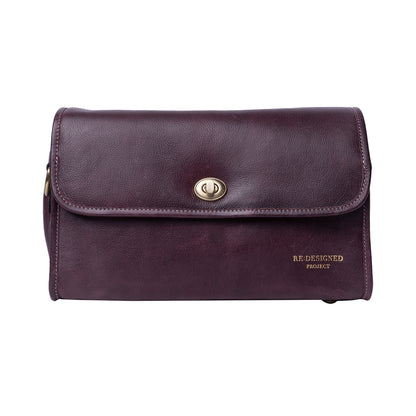 Re:Designed Project 74 Small Shoulder Bag – Dark Cherry