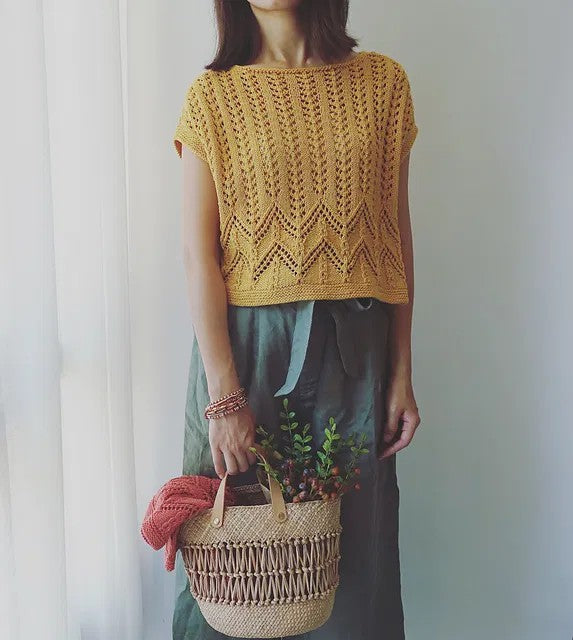 Roving Summer Top knitting kit – view 3
