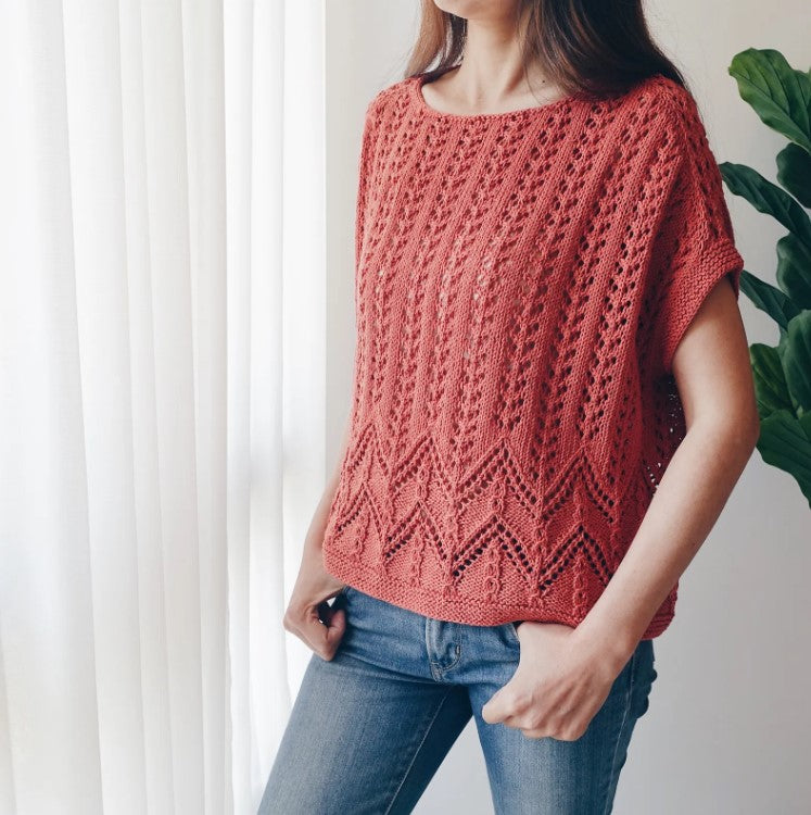 Roving Summer Top knitting kit – view 2