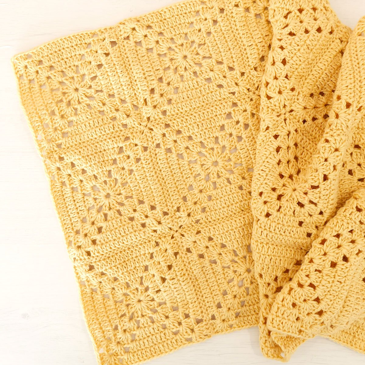 Crochet Lattice Blanket Kit – Sue Daley Designs pattern cover