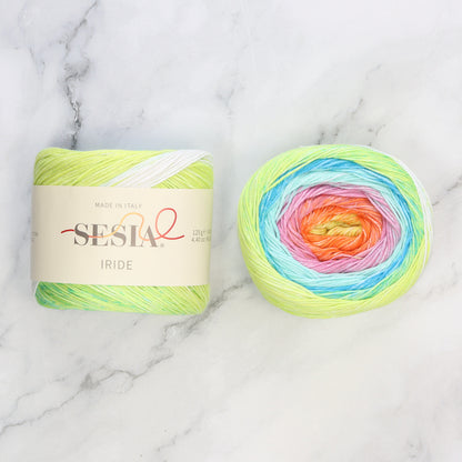 Sesia Iride 4ply in colourway Tropical Fiesta – 4ply weight cotton yarn