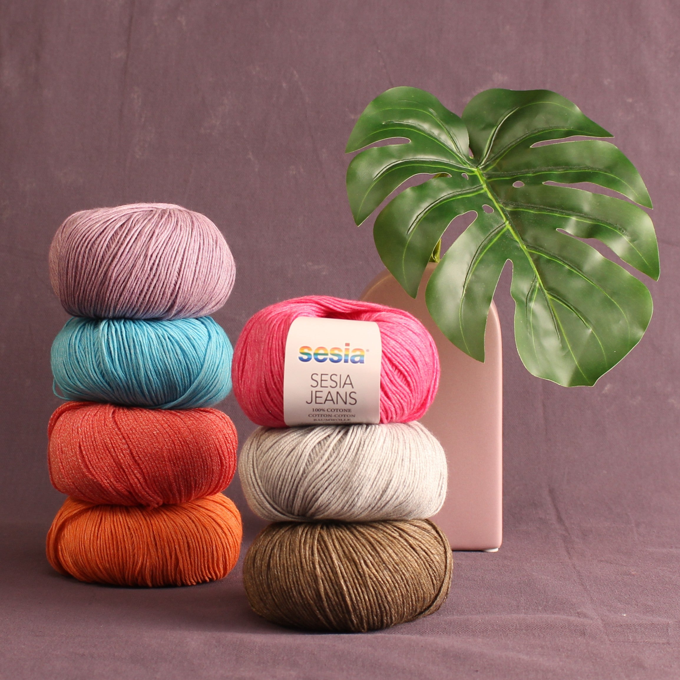 Sesia Jeans – 4ply weight cotton yarn