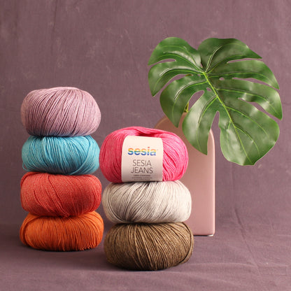 Sesia Jeans – 4ply weight cotton yarn