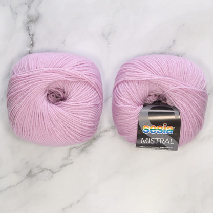 Sesia Mistral in colourway Lilac – 4ply weight wool yarn