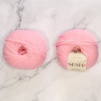 Sesia Mistral in colourway Pink – 4ply weight wool yarn