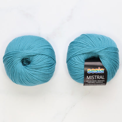 Sesia Mistral in colourway Ocean – 4ply weight wool yarn