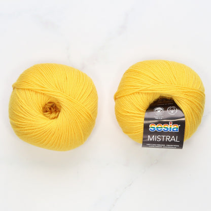 Sesia Mistral in colourway Gold – 4ply weight wool yarn