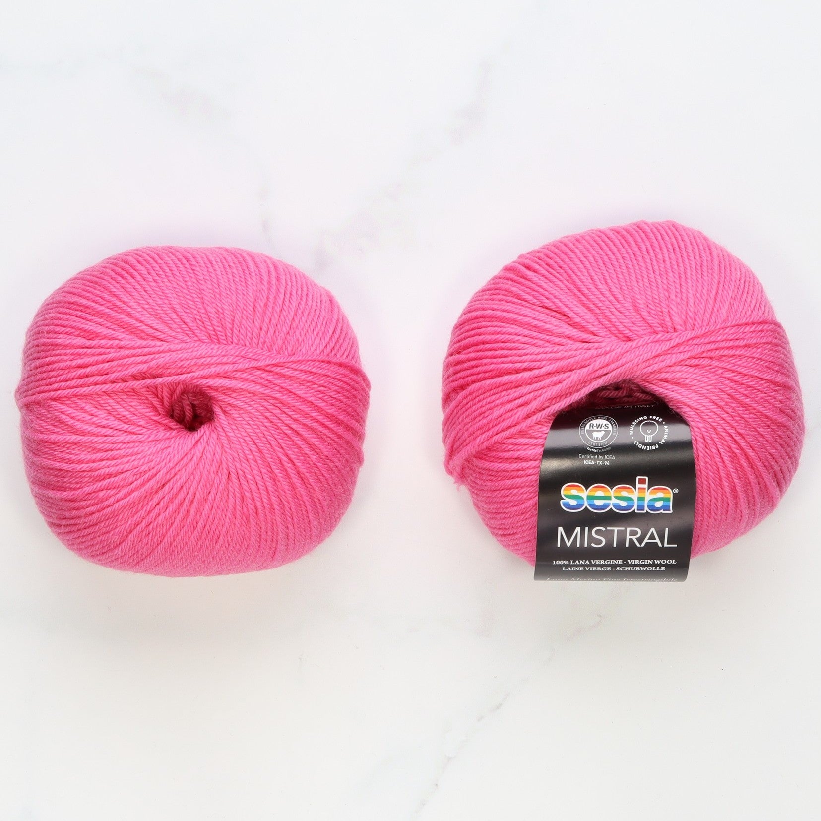 Sesia Mistral in colourway Bubblegum – 4ply weight wool yarn