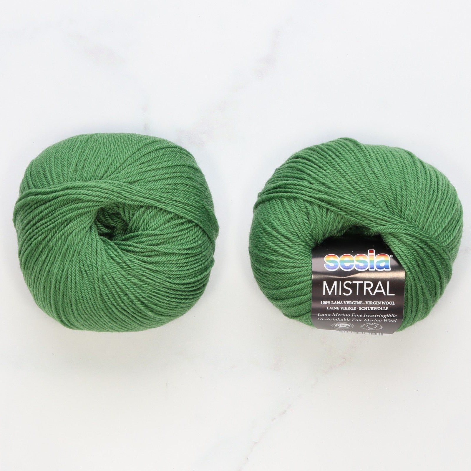 Sesia Mistral in colourway Peppermint – 4ply weight wool yarn
