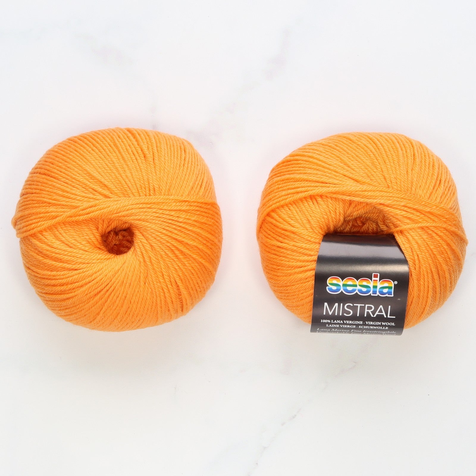 Sesia Mistral in colourway Orange – 4ply weight wool yarn