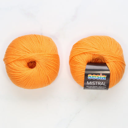 Sesia Mistral in colourway Orange – 4ply weight wool yarn
