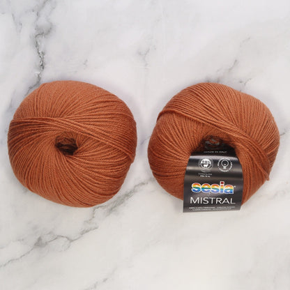 Sesia Mistral in colourway Brown Ochre – 4ply weight wool yarn