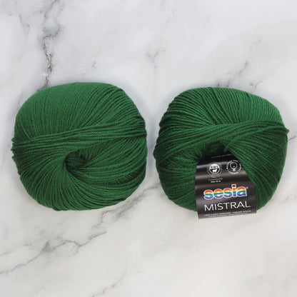 Sesia Mistral in colourway Forest Green – 4ply weight wool yarn