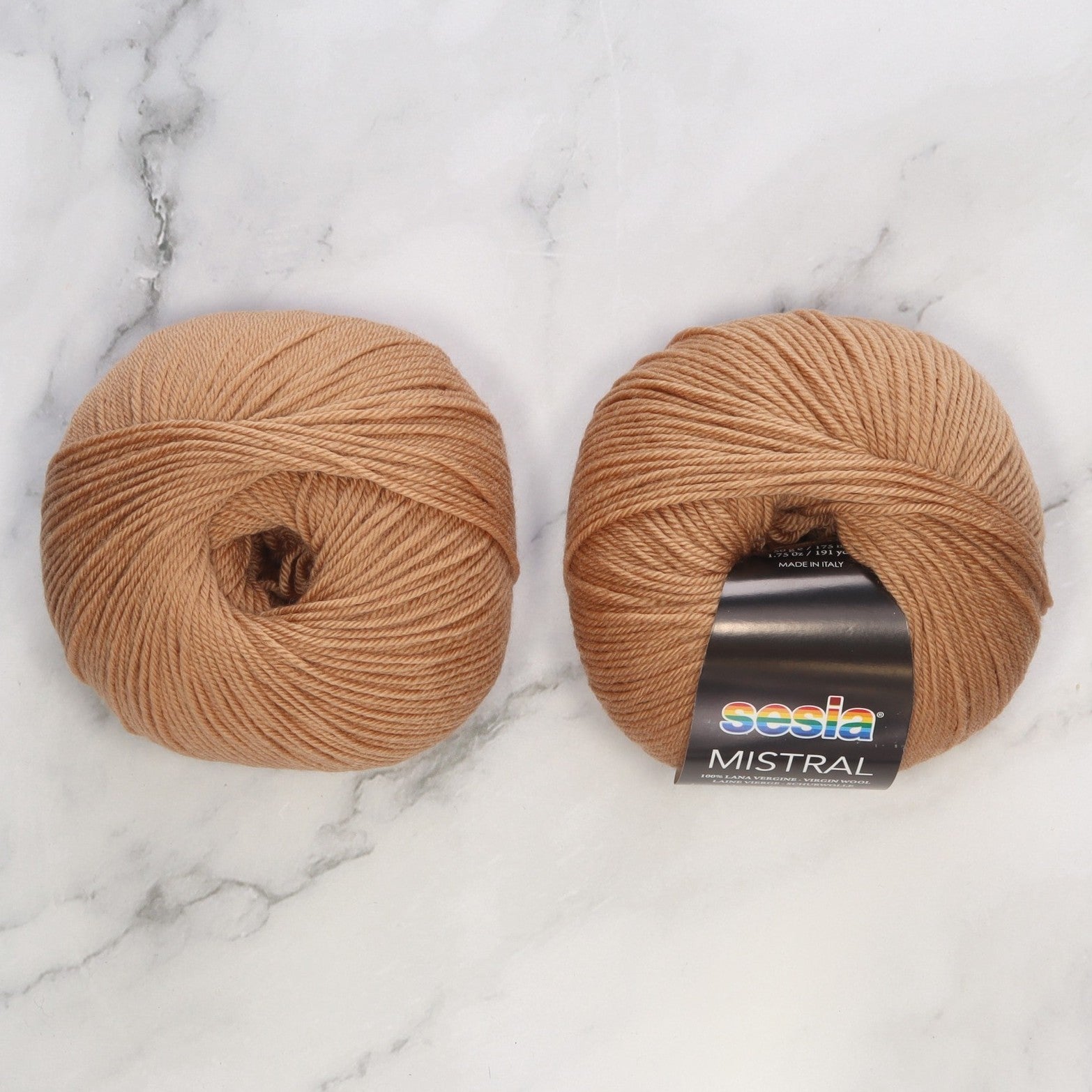 Sesia Mistral in colourway Almond – 4ply weight wool yarn
