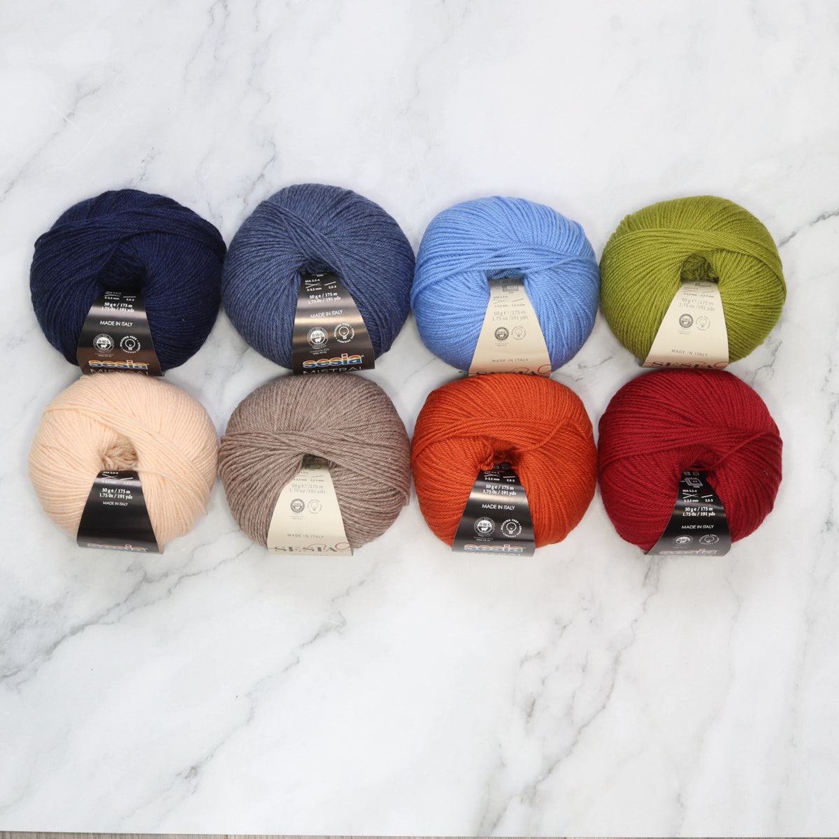 Westknits MKAL 2026 Color Kaleidoscope Kit in Sesia Mistral, colourway Cityscape
