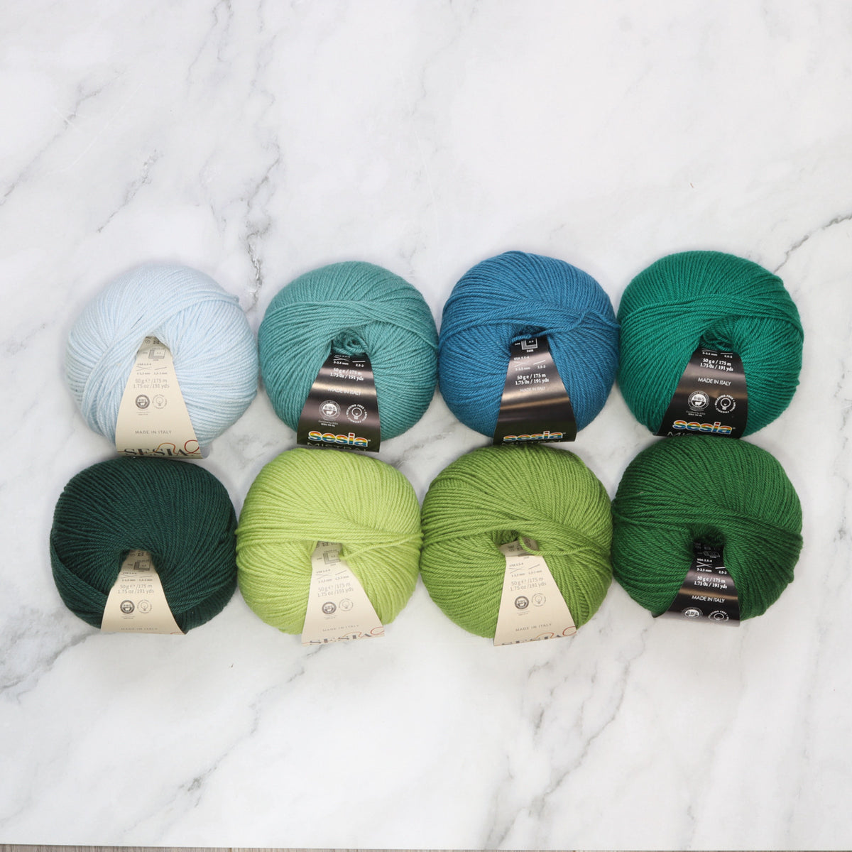 Westknits MKAL 2026 Color Kaleidoscope Kit in Sesia Mistral, colourway Sea & Sky