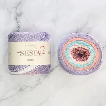 Rainbow Cardigan Kit in Iride in 5202 Lavender Haze