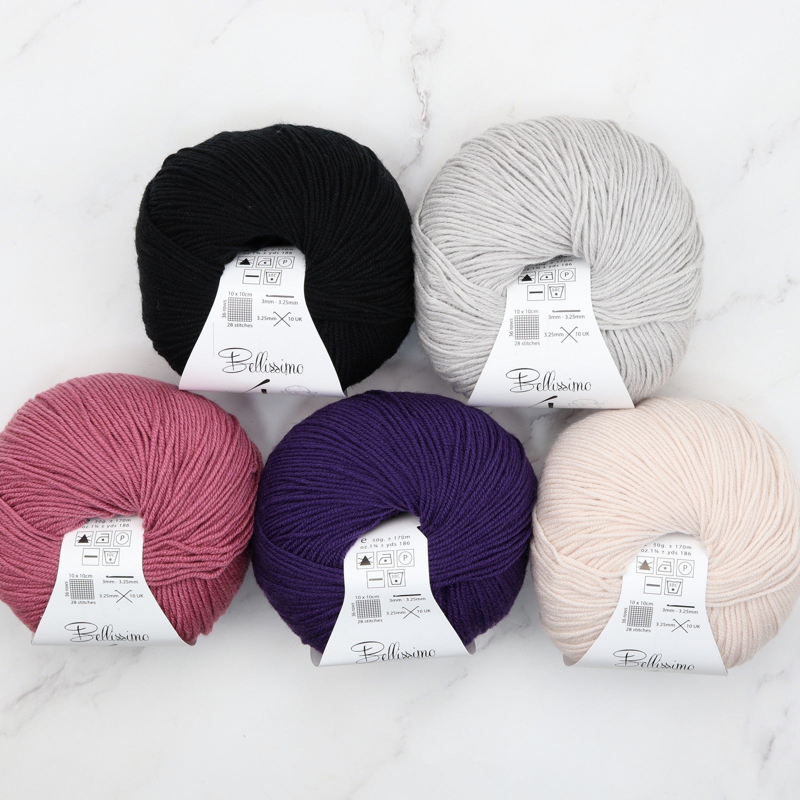 Westknits Shawlography kit in Bellissimo 4, colourway Plump