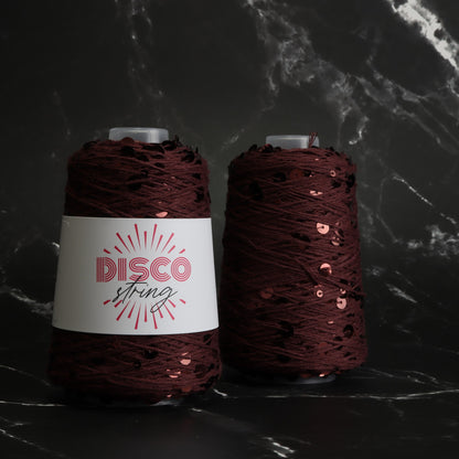 Stitch Lane Yarns Disco String in colourway Hot Chocolate – 5ply weight cotton yarn