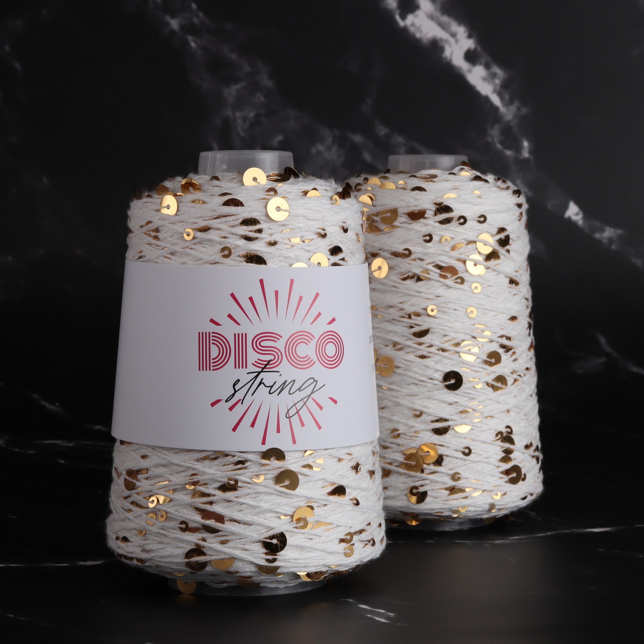 Stitch Lane Yarns Disco String in colourway Golden Groove – 5ply weight cotton yarn