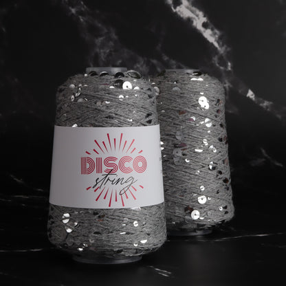 Stitch Lane Yarns Disco String in colourway Studio 54 Smoke – 5ply weight cotton yarn