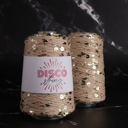 Stitch Lane Yarns Disco String in colourway Disco Suede – 5ply weight cotton yarn