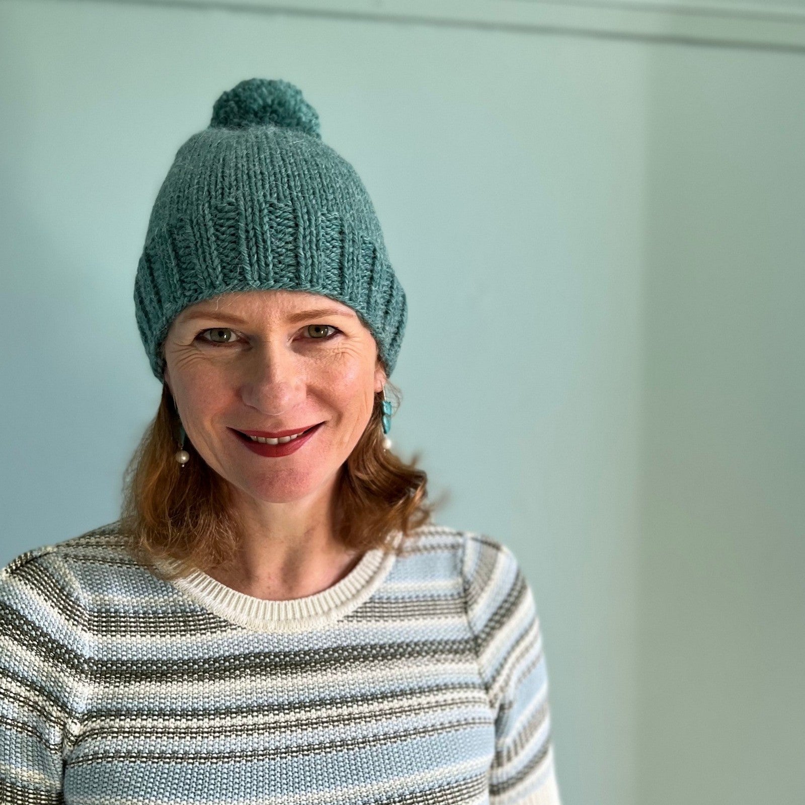 Skein Sisters My First Beanie Pattern in Grange 14