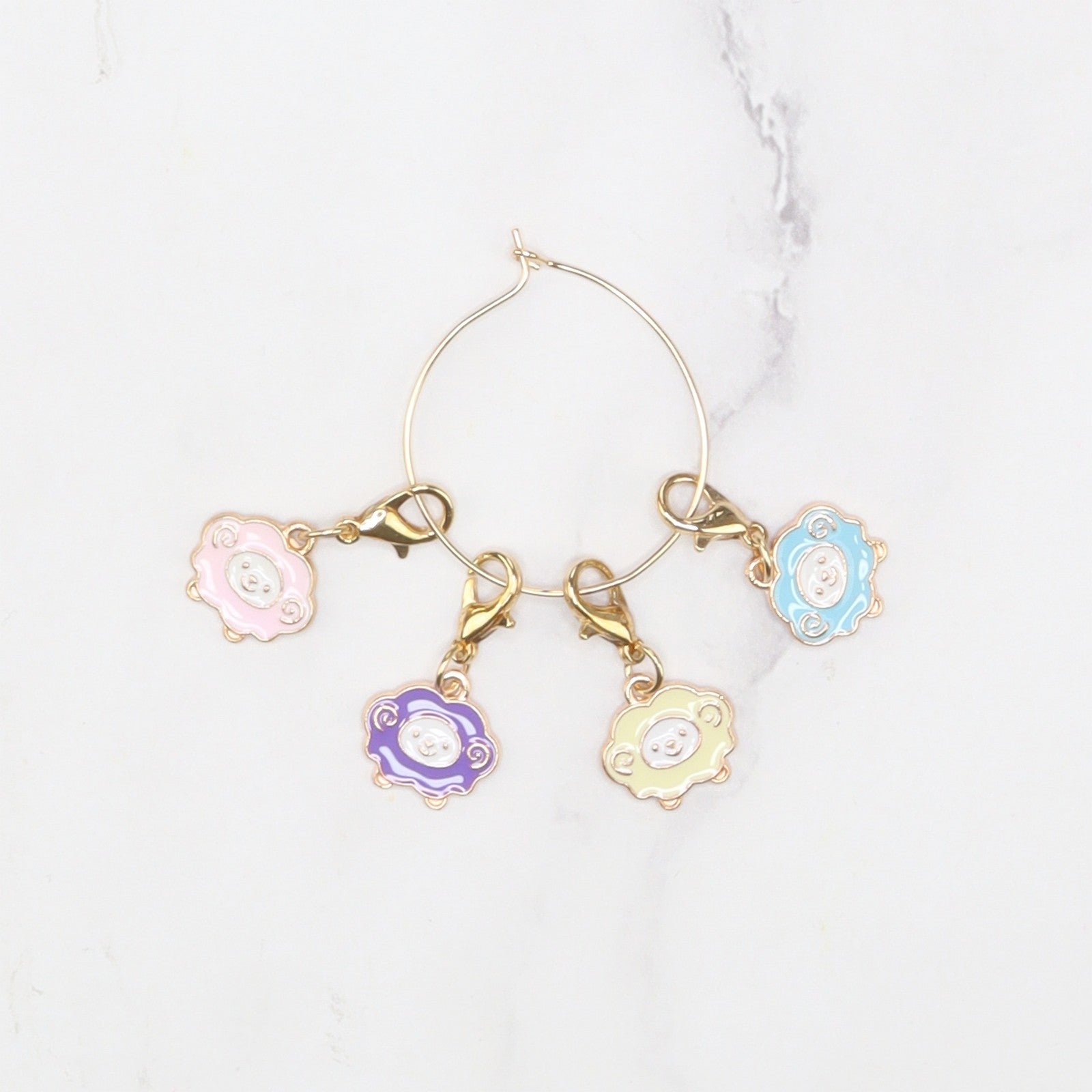 Skein Sisters Enamel Stitch Markers - Various Styles – Woolly Sheep
